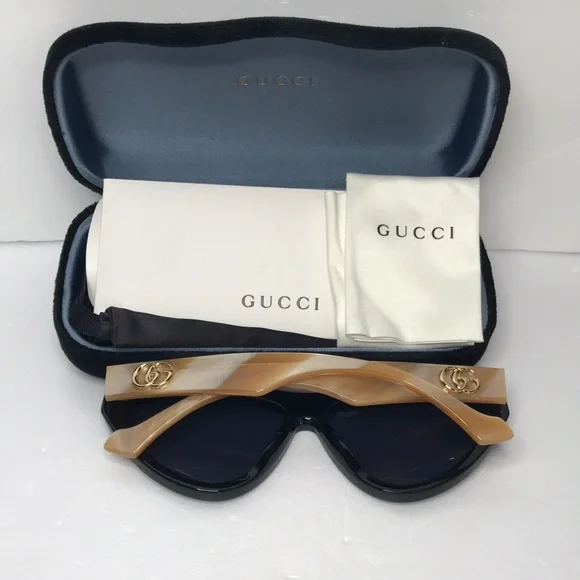 New Gucci Blue Cat Eye Ladies Sunglasses GG1333S 004 - Picture 5 of 17